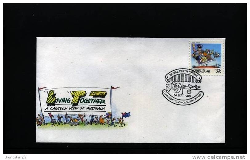 AUSTRALIA - 1988 ROYAL PERTH SHOW COVER - Marcophilie