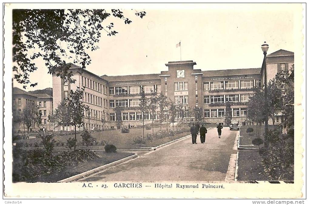 GARCHES HOPITAL RAYMOND POINCARE  1952 - Garches
