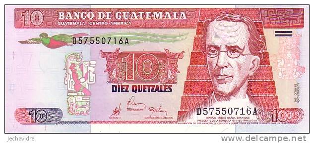 GUATEMALA   10 Quetzals  Daté Du 29-07-1998   Pick 101    ***** BILLET  NEUF ***** - Guatemala