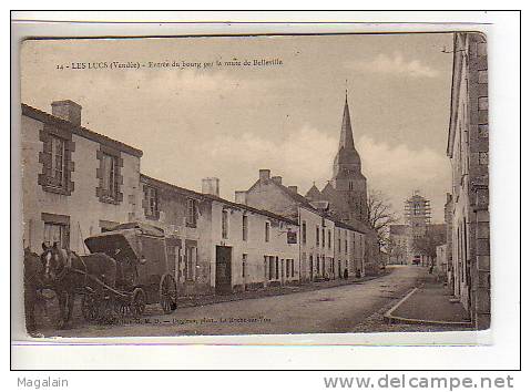 Les Lucs Sur Boulogne : Entrée Du Bourg Par La Route De Belleville - Les Lucs Sur Boulogne