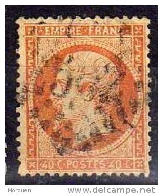 Francia Num 23  Numeral 2502 Montpellier - 1862 Napoleone III