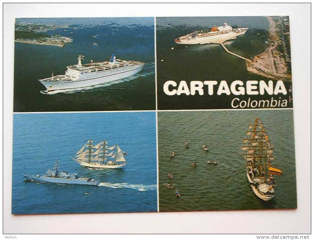 Cartagena -Colombia - Bateaux - Ships - CPM  -  VF  D46848 - Colombie