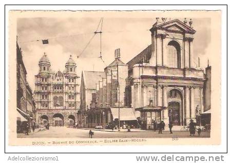 19111)cartolina Illustratoria  Dijon - Borsa Di Commercio - Bourgogne