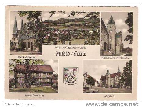19080)cartolina Illustratoria  Località Di Alfield - Alfeld