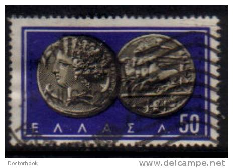 GREECE   Scott #  750  VF USED - Usados