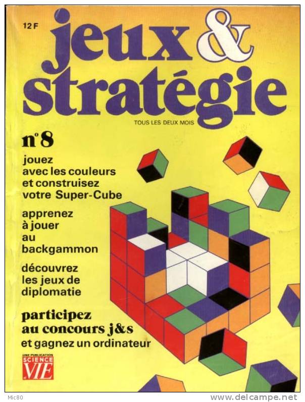 Magazine "Jeux & Stratégie" N° 8  Très Bon état. - Rollenspiele