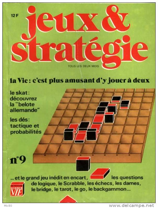 Magazine "Jeux & Stratégie" N° 9  Très Bon état. - Giochi Di Ruolo