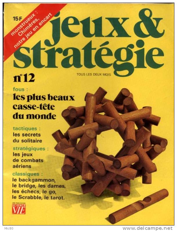 Magazine "Jeux & Stratégie" N° 12  Très Bon état. - Giochi Di Ruolo