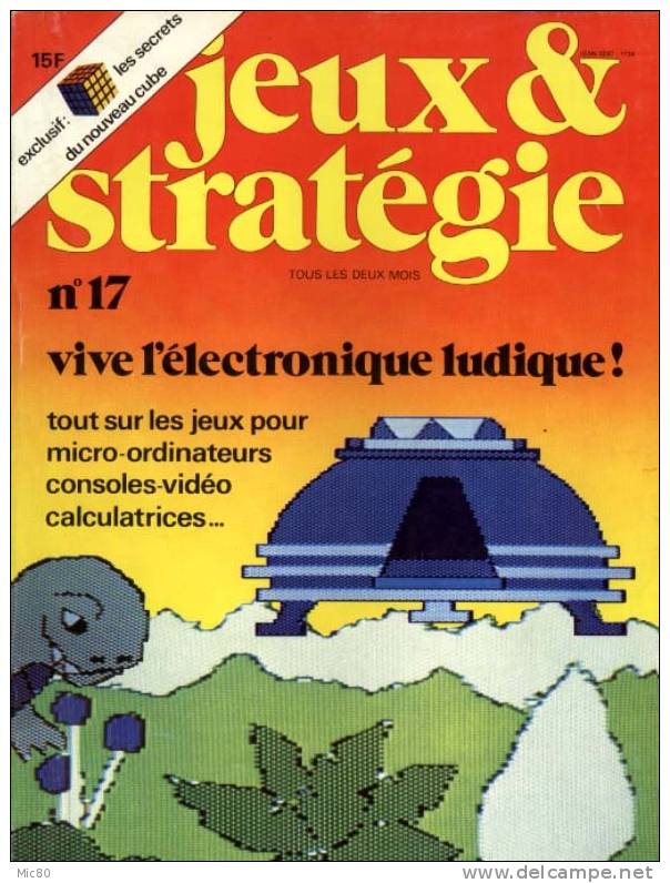 Magazine "Jeux & Stratégie" N° 17  Très Bon état. - Plays Of Role