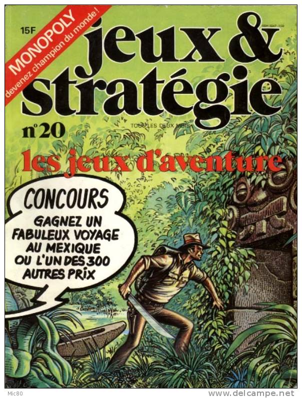 Magazine "Jeux & Stratégie" N° 20  Très Bon état. - Plays Of Role