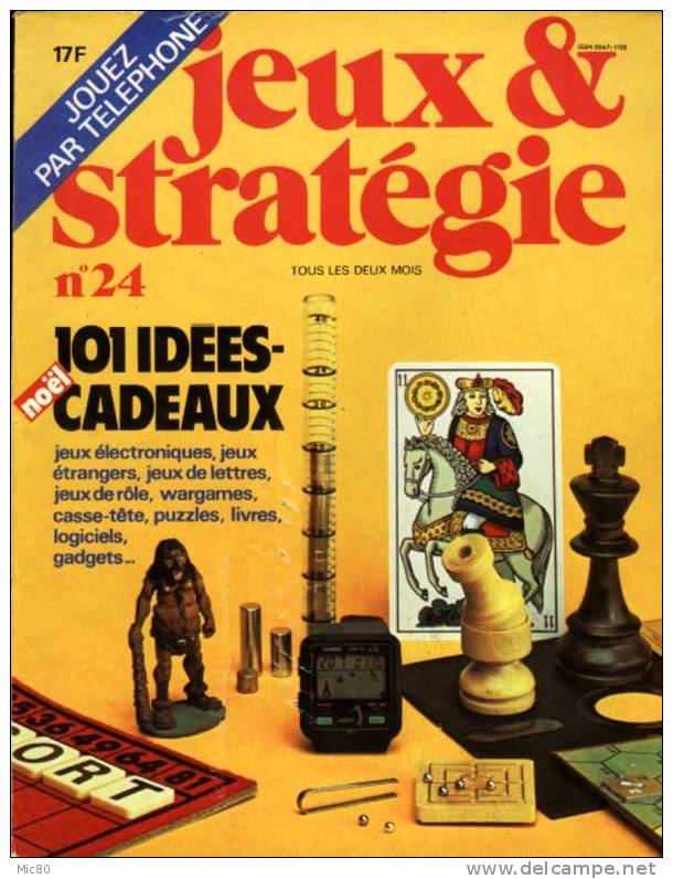 Magazine "Jeux & Stratégie" N° 24  Très Bon état. - Juegos De Representaciones