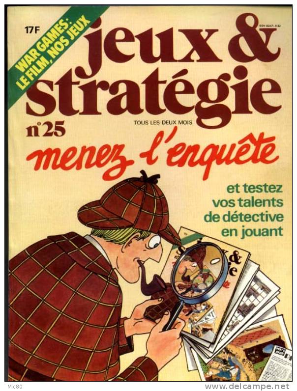 Magazine "Jeux & Stratégie" N° 25  Très Bon état. - Giochi Di Ruolo