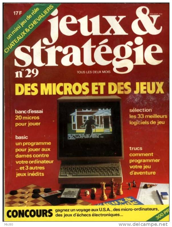 Magazine "Jeux & Stratégie" N° 29  Très Bon état. - Rollenspiele