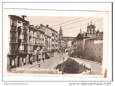 18905)cartolina Illustratoria  Vitoria - Plaza Del General Loma - Vitória