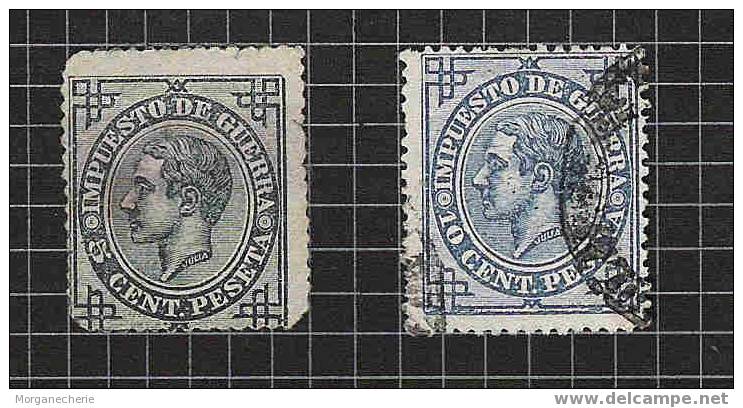 ESPAGNE, SPAIN, 1876  EDIFIL 183-184 @ - Used Stamps