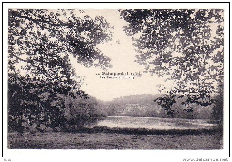 PAIMPONT - Les Forges Et L'Etang - Paimpont