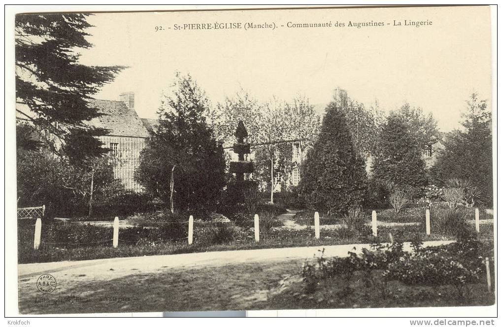 Saint-Pierre-Eglise 50 - La Communauté Des Augustines - La Lingerie - Saint Pierre Eglise