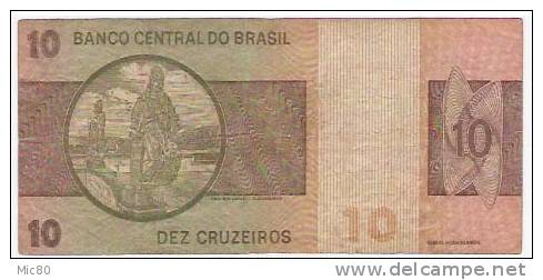 Billet2 Brésil 10 Cruzeiros - Brésil