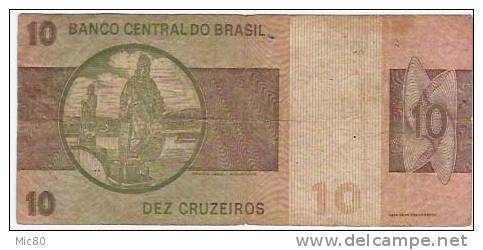 Billet3 Brésil 10 Cruzeiros - Brazil