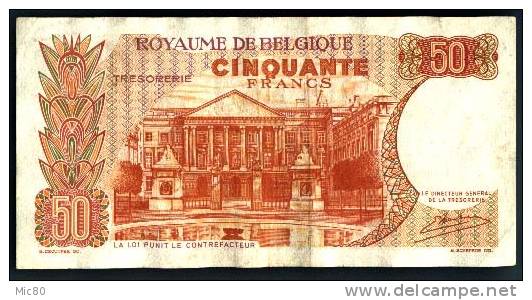 Belgique Billet 50 Francs 16/05/1966 - Andere & Zonder Classificatie