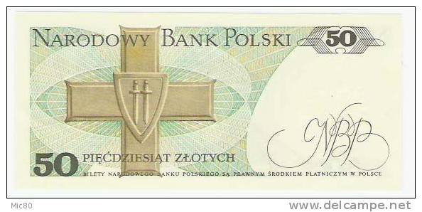 Pologne Billet 50 Zlotych 1988 NEUF - Polonia