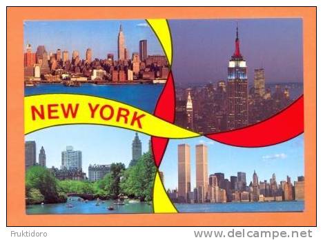 AKUS USA Card About New York City - Multi-vues, Vues Panoramiques