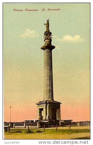 NELSONS MONUMENT.  GT. YARMOUTH. - Great Yarmouth