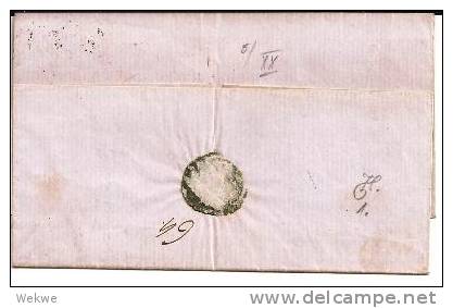 Rl143/- RUSSLAND - St. Petersburg 1858, Michel 2 X (dickes Papier) Brief, Cover, Letter, Lettre - Briefe U. Dokumente