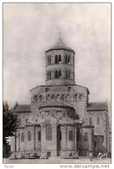 63  ISSOIRE L'Eglise Romane St Paul, Automobiles - Issoire