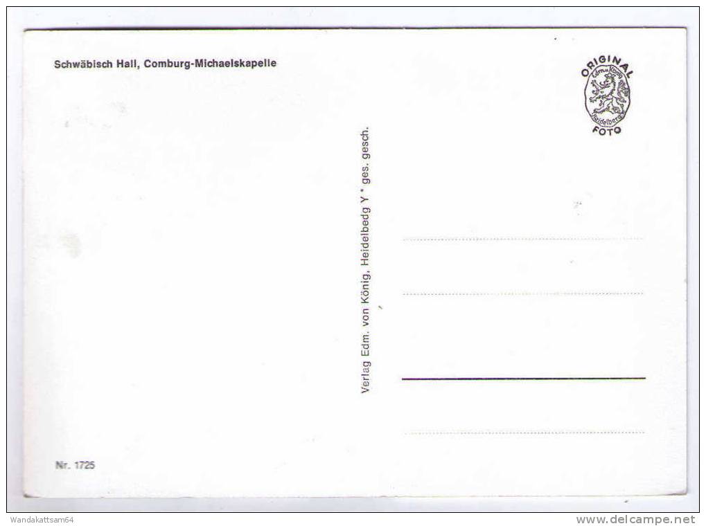 AK SCHWÄBISCH HALL Comburg-Michaelskapelle - Schwaebisch Hall