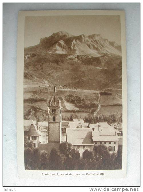 BARCELONNETTE - Route Des Alpes Et Du Jura - Barcelonnette