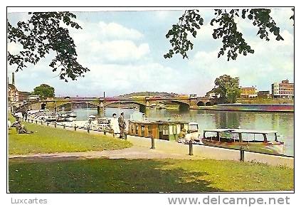 RIVER TRENT AND TRENT BRIDGE.  NOTTINGHAMSHIRE. - Nottingham