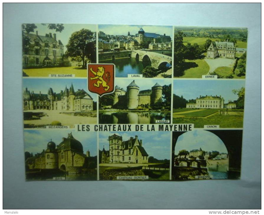 D 53 - Les Chateaux De La Mayenne - Ste Suzanne, Laval ,ernee , Mezangers , Lassay , Craon , Bais , Chateau Gontier - Craon