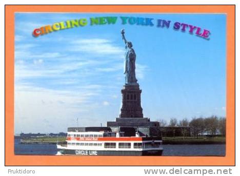 AKUS USA Card About New York City Statue Of Liberty - Autres Monuments, édifices