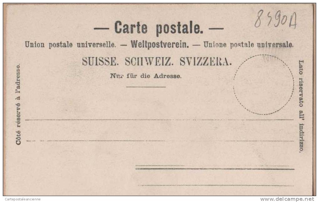 Peu Commun EGLISE GRYON DENT MIDI POSTKARTE PIONNIERE 1900s ¤ CORBAZ N°III.67 ¤ SUISSE SWITZERLAND SCHWIEZ ¤8490A - Gryon