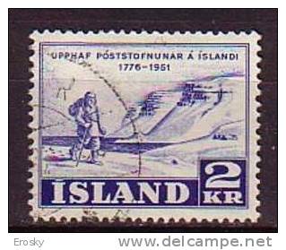 Q1072 - ISLANDE ICELAND Yv N°236 - Usados