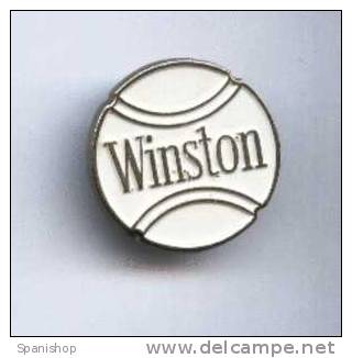 PIN TENNIS BALL - TOBACCO WINSTON - Tenis