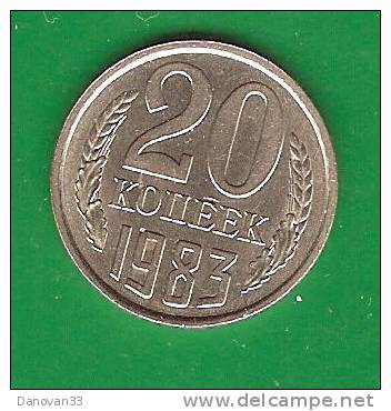 20  Kopec  RUSSIE  1983  (PRIX FIXE)      (DV9) - Russie