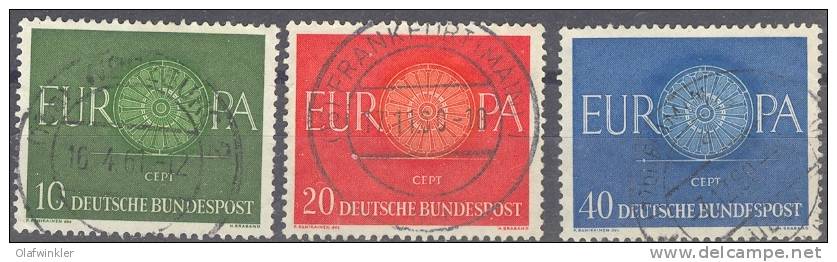 FRG/RDA/BRD 1960 Europa  Mi 337-9 / Sc 818-20 / YT 210-2 Gestempelt/oblitere/used - 1960