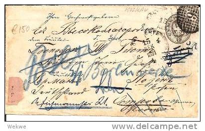 RL154- RUSSLAND -/ Irrläufer Dez. 1881, Posen, Berlin Etc. - Briefe U. Dokumente