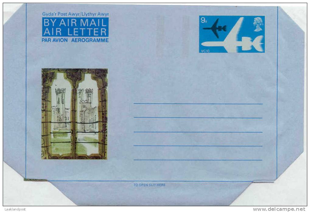 Air Letter Scotland  Prince Wales Unused - Monumenten