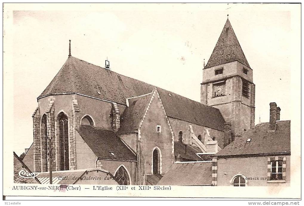 18  Aubigny Sur Nere - L,église - Aubigny Sur Nere