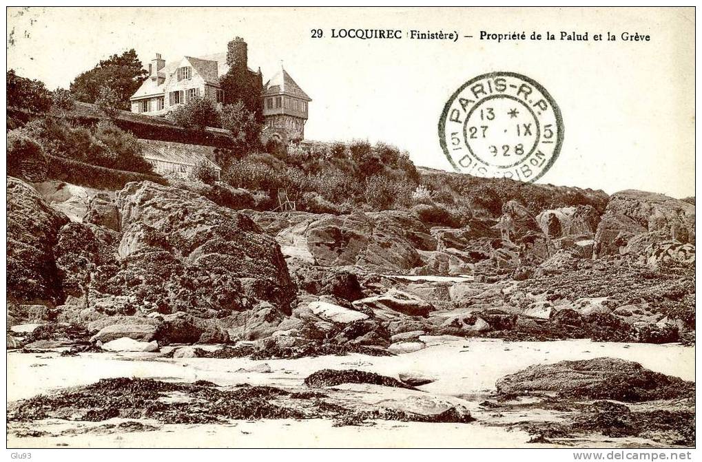 CPA - Locquirec (29) - Propriété De La Palud Et La Grève - Locquirec