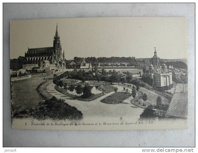 BON SECOURS - Ensemble De La Basilique Et Le Monument De Jeanne D'Arc - Bonsecours