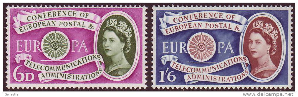 Grande-Bretagne - Y&T   357 à 358 (SG  621 à 622)  ** (MNH) - Europa / CEPT - Nuevos