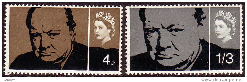 Grande-Bretagne - Y&T  397 à 398 (SG  661 à 662) * (MH) - Churchill Commemoration - Ungebraucht