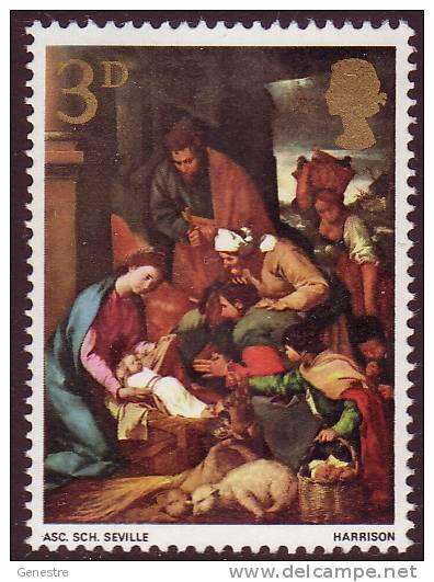 Grande-Bretagne - Y&T  499 (SG  756) ** (MNH) - Christmas - Unused Stamps