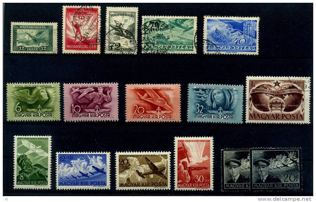 HUNGARY  AERO OLD  LITTLE LOT   (2 SCANS) - Used Stamps