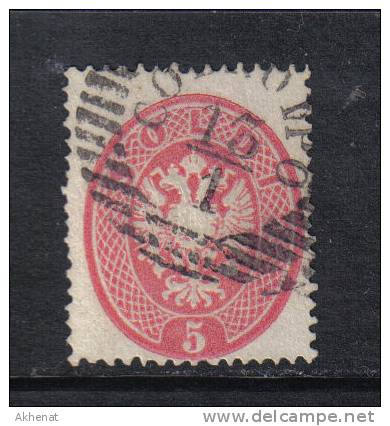 ASI835 - LOMBARDO VENETO 1863, Il 5 Soldi N. 38  Dent 14. - Lombardije-Venetië