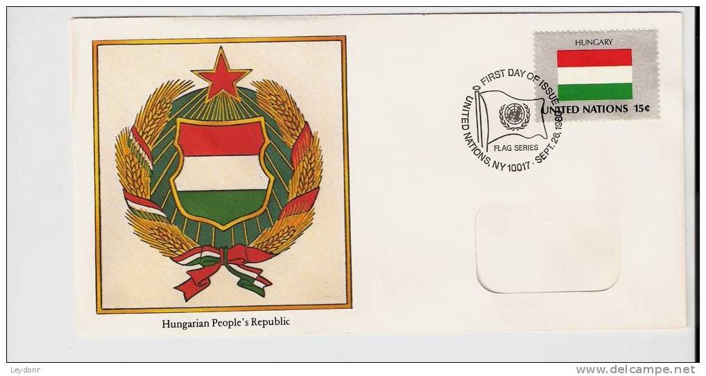 FDC United Nations - Hungary - Scott # 340 - Other & Unclassified